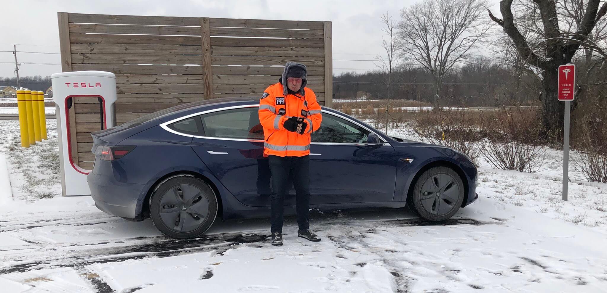 Пробіг Tesla Model 3: 4500 км в морозну погоду