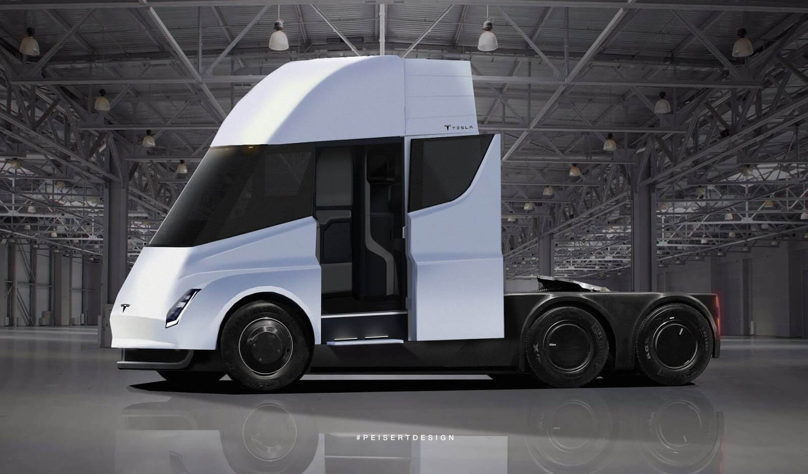 Детальний погляд: рендери електричної вантажівки Tesla