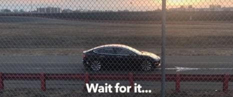 Спортивну Tesla Model 3 зняли на відео