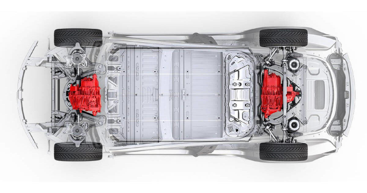 Tesla показала повний привід для Model 3
