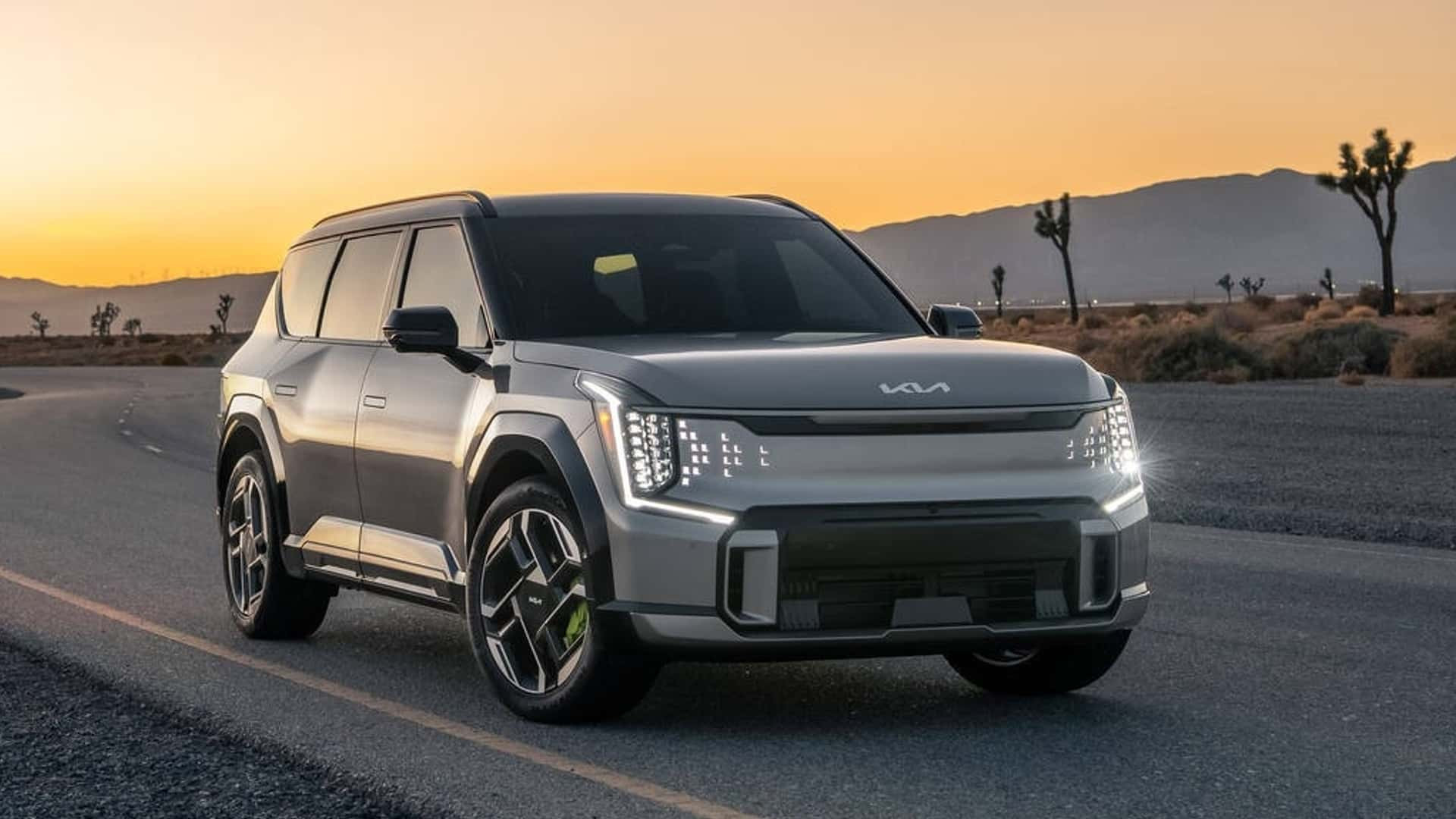 Представлений Kia EV9 GT: 501 сила та імітація коробки передач