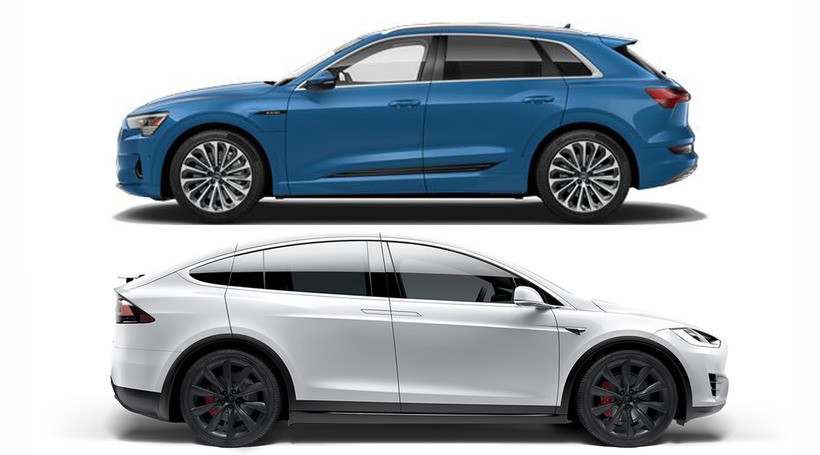 Який кросовер кращий? Tesla Model X vs Audi e-tron